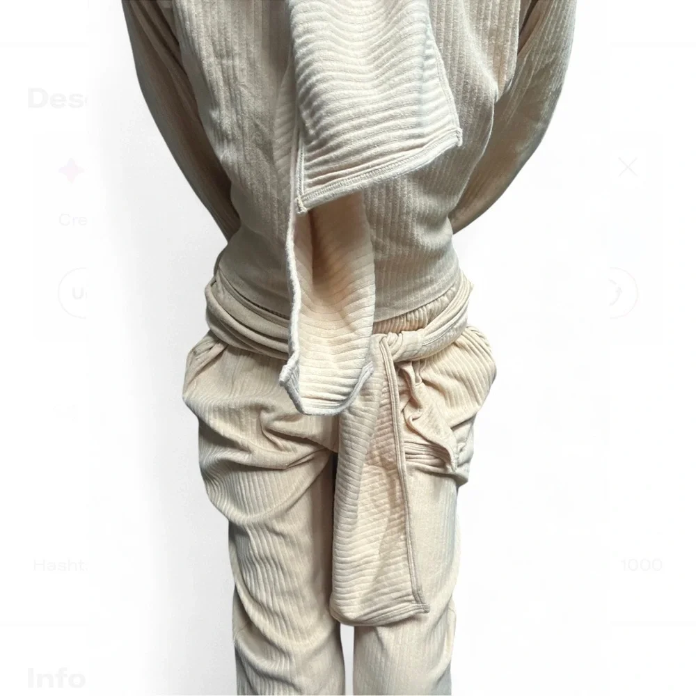 Baserange Tour Sweatpants in Dust Beige - Picture 6 of 7